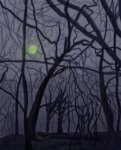 Árboles (arte digital) de Evan Sklar