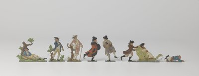 Figuras de estaño hechas por los Hermanos Moravianos de Zeist de Evangelische Broedergemeente