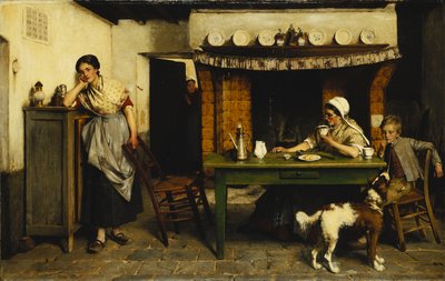La distracción del amor, 1880 de Evariste Carpentier