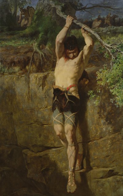 Escape de un prisionero galo de Evariste Vital Luminais