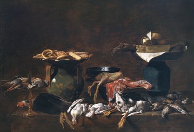 Naturaleza muerta de cocina de Evaristo Baschenis