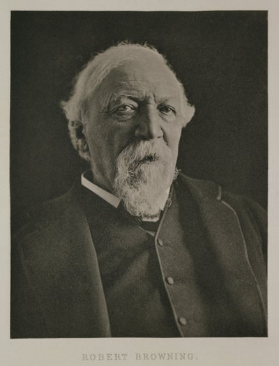 Retrato de Robert Browning (1812-89), c.1889 de Eveleen Myers