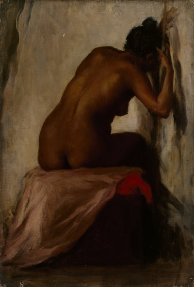 Figura femenina sentada, c.1898 de Evelyn Cheston