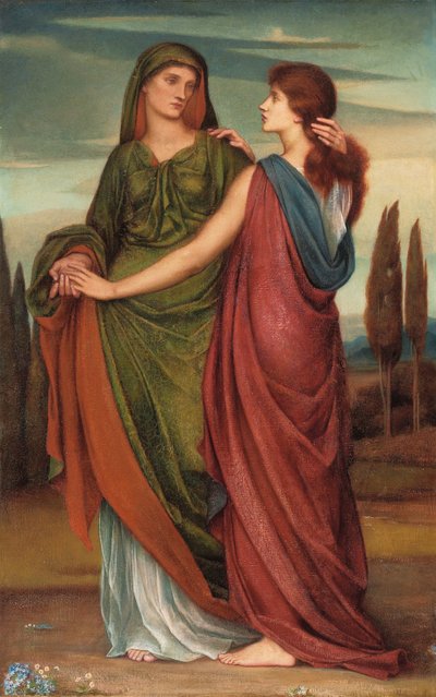 Noemí y Rut, 1887 de Evelyn De Morgan