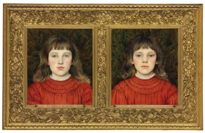 Retratos de Alice Mildred y Winifred Julia Spencer Stanhope, 1884 de Evelyn De Morgan