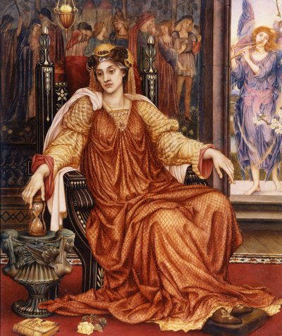El reloj de arena, 1904 de Evelyn De Morgan