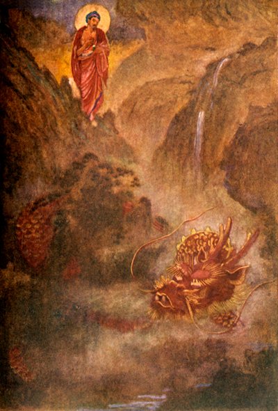 Buda y el dragón, 1912 de Evelyn Paul