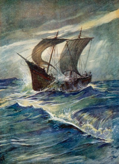 Ilustración para los jóvenes peregrinos de Evelyn Stuart Hardy