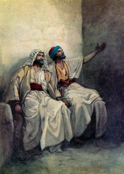 Pablo y Silas alegres en prisión de Evelyn Stuart Hardy