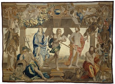 Los cuatro elementos y el tiempo Los meses, las estaciones, los elementos, el día y la noche (título de la serie) de Everaert Leyniers