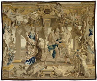 enero y febrero Los meses, las estaciones, los elementos, el día y la noche (título de la serie) de Everaert Leyniers