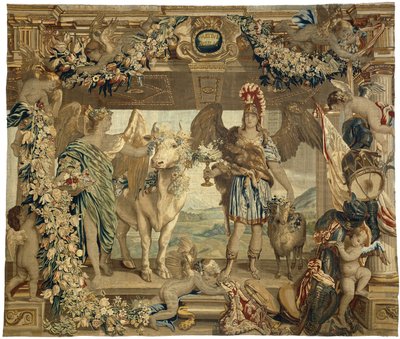 marzo y abril Los meses, las estaciones, los elementos, el día y la noche (título de la serie) de Everaert Leyniers