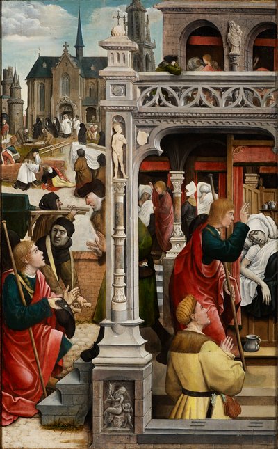 Escena de la vida de San Roque de Everaert Orley