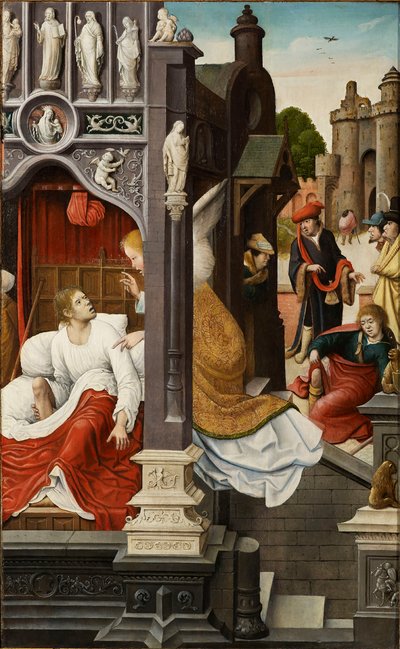 Escena de la vida de San Roque, 1517 de Everaert Orley