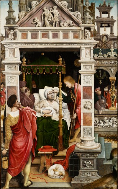 Escena de la vida de San Roque, 1517 de Everaert Orley