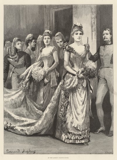 En el salón de la reina de Everard Hopkins