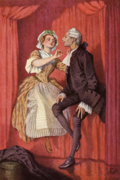 Ilustración para Un viaje sentimental de Laurence Sterne de Everard Hopkins