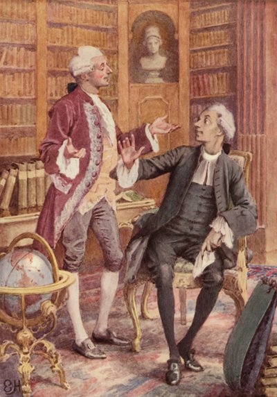 Ilustración para Un viaje sentimental de Laurence Sterne de Everard Hopkins