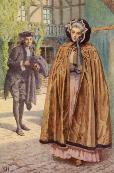 Ilustración para Un viaje sentimental de Laurence Sterne de Everard Hopkins