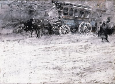 Autobús tirado por caballos de Everett Shinn