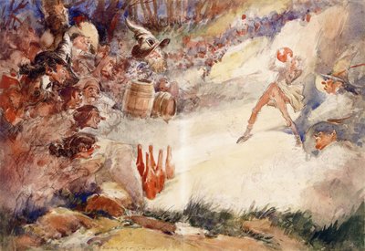 El juego de bolos de Everett Shinn