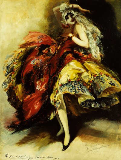 El chal brillante de Everett Shinn