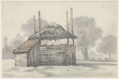 Hooischelf en Zoelmond, en el Betuwe de Evert Doublet