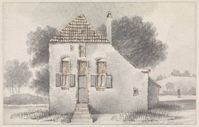 Casa en Zoelmond, en el Betuwe, vista de frente de Evert Doublet