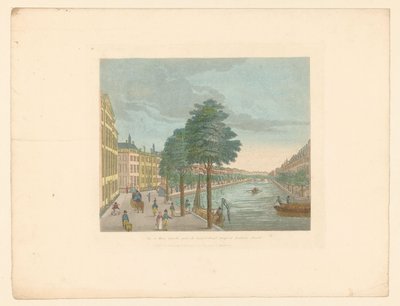 Vista del Herengracht cerca de la calle Spiegelstraat en Ámsterdam
Vue du Heere-Gracht, prise du Spiegel-Straat jusqu