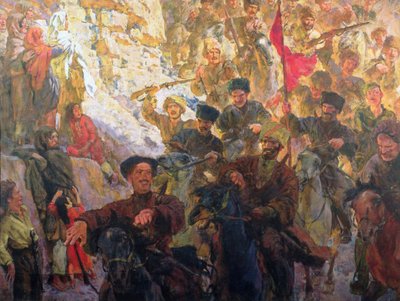 Los partisanos rojos de Dagestsan de Evgeni Evgenievitch Lanceray