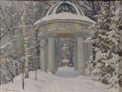 Mirador en la finca Naydenov, 1923 de Evgeni Ivanovich Stolitsa