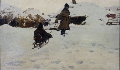 Invierno, 1902 de Evgeni Ivanovich Stolitsa