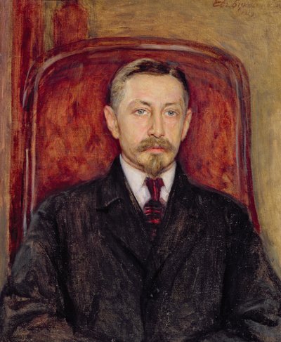 Retrato de Ivan A. Bunin (1870-1953) de Evgeniy Iosipovich Bukovetsky