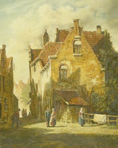 Escena de calle de Ewald Honnef