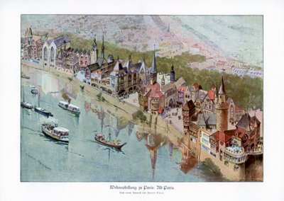 Viejo París, Exposición Mundial de París, 1889, 1900 de Ewald Thiel