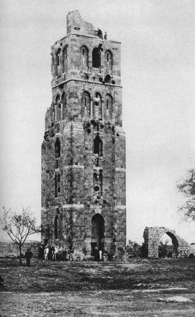 Torre de los Cuarenta Mártires, Ramla, Palestina, c1930s de Ewing Galloway
