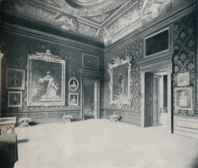 Sala de Dibujo de la Reina Carolina, en el Palacio de Kensington, c1899, 1901 de Eyre and Spottiswoode