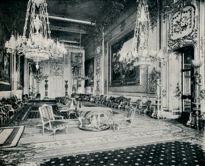 El Gran Salón de Recepciones, Castillo de Windsor, c1899, 1901 de Eyre and Spottiswoode
