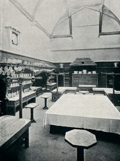 La Cocina Real en el Castillo de Windsor, c. 1899, 1901 de Eyre and Spottiswoode