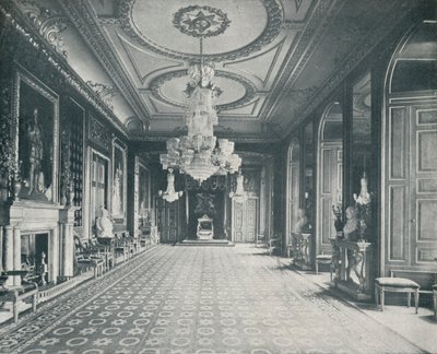 La sala del trono, Castillo de Windsor, c1899, 1901 de Eyre and Spottiswoode