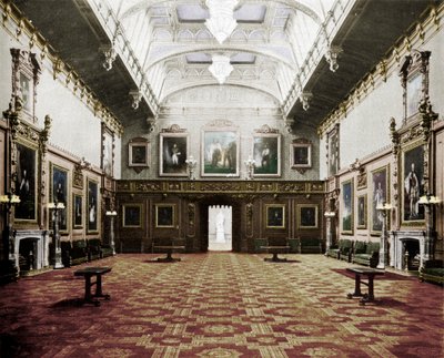 La Cámara de Waterloo, Castillo de Windsor, c1899, 1901 de Eyre and Spottiswoode