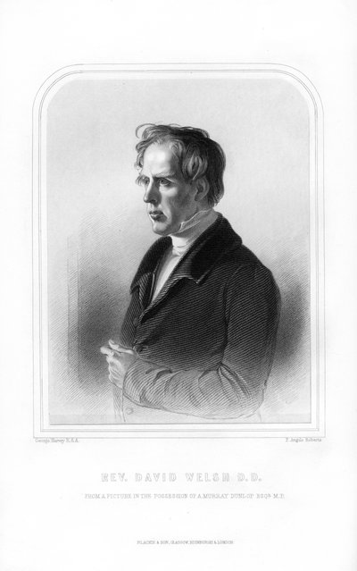 David Welsh, divino y académico escocés, 1870 de FA Roberts