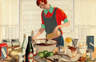 Sin título, de la serie "Christmas Fare from the Empire" (litografía en color) de F.C. Harrison