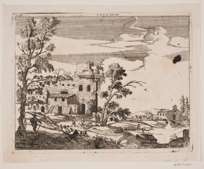 Paisaje italiano de F.C. Scholten