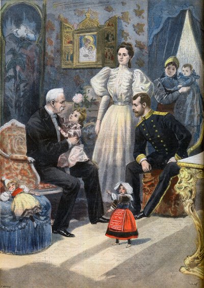 Visita del Presidente inglés Félix Faure a Rusia de F.L. & Tofani Oswaldo (1849 1915) Meaulle
