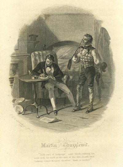 Martin Chuzzlewit: Mark Tapley y Martin Chuzzlewit de F.O.C. and McRae, C. John Darley