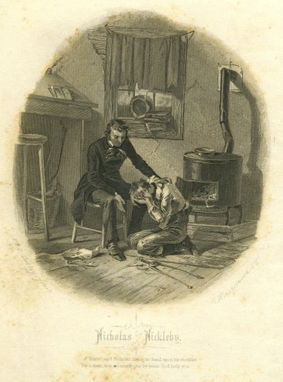 Nicholas Nickleby: Nicholas y Smike, 1867 de F.O.C. and McRae, C. John Darley