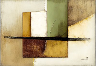 Composición de arte abstracto geométrico, impresiones de arte mural de F. Abderrahim