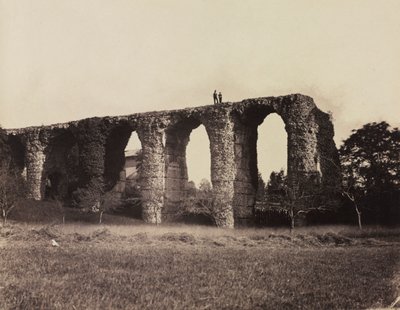 Acueducto romano, Beaunant, Francia, c. 1857 de F. Chabrol