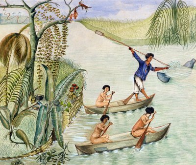 Caza del Manatí, Lago de Nicaragua de F. Deiezmann